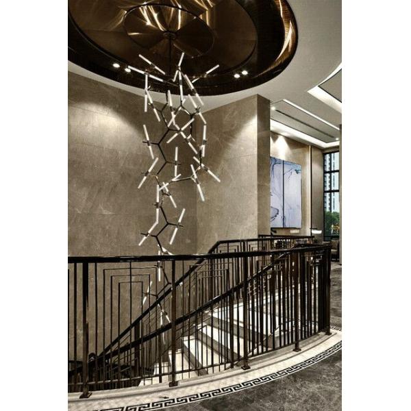 Stair chandelier modern simple art living room creative Studio personality tree branch chandelier(WH-NC-79)