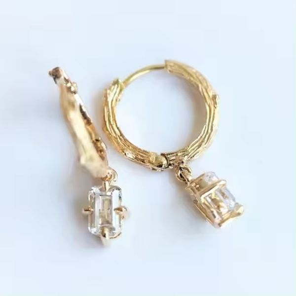 14K 18K  24KGold Plumeria Full Hoop Earrings A Must-Have for Your Jewelry Collection