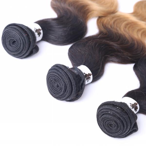 wholesale 8a grade 100 human hair weft cambodian ombre hair extension body wave