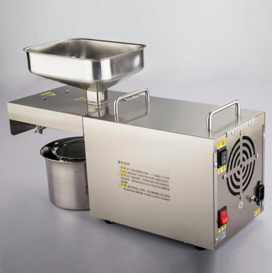 Screw Household Oil Press Machine , Home Cold Press Oil Extractor Physical Squeezing