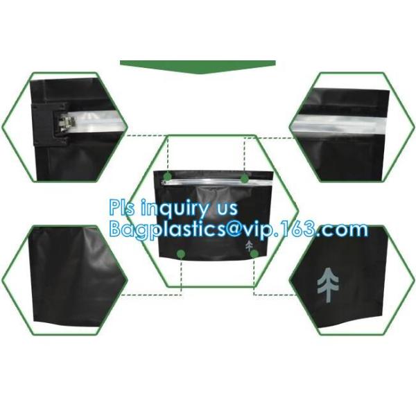 Запах придает непроницаемость 7 сумок Mil белых Mylar, повторно использует сумку алюминиевой фольги молнии доказательства запаха/прокатанные сумку/качество еды алюминиевой фольги