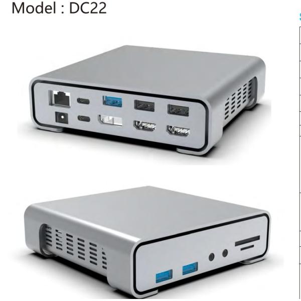Hdmi 4K тройная мониторная стыковочная станция USB C с портом Ethernet для ноутбука Macbook Air