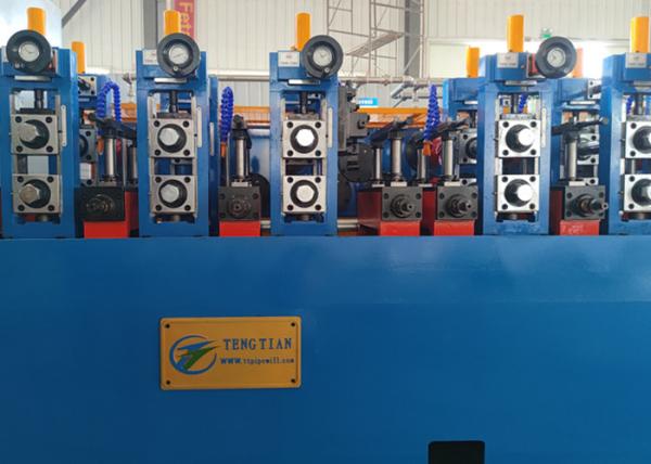 Galvanized Carbon Steel High Frequency Welded Pipe Mill 15-50mm