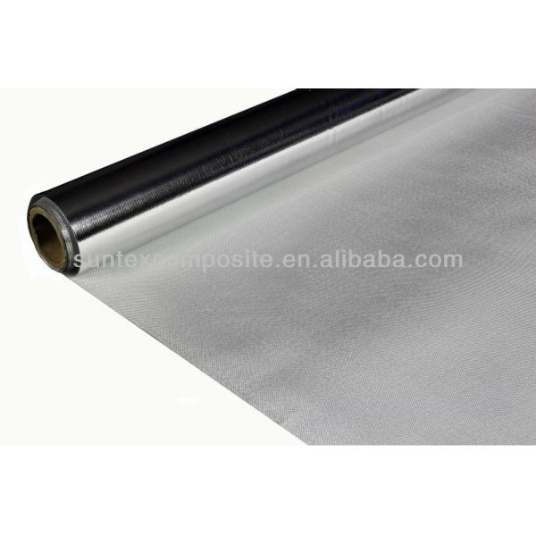 Fire Resistant Fiberglass Cloth with Aluminum Foil Lamination