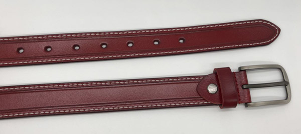 Шить выбивая ширина 108g кожаного пояса 2.8cm линии женщин неподдельная