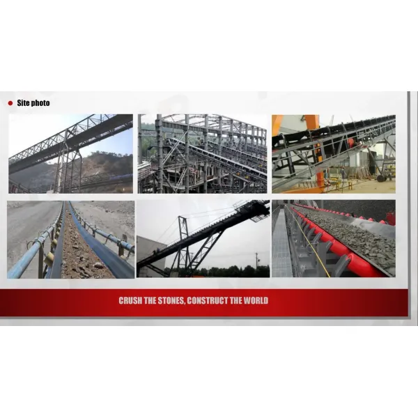 Transfer Belt Conveyor Bulk Ship Carrier Loading Unloading