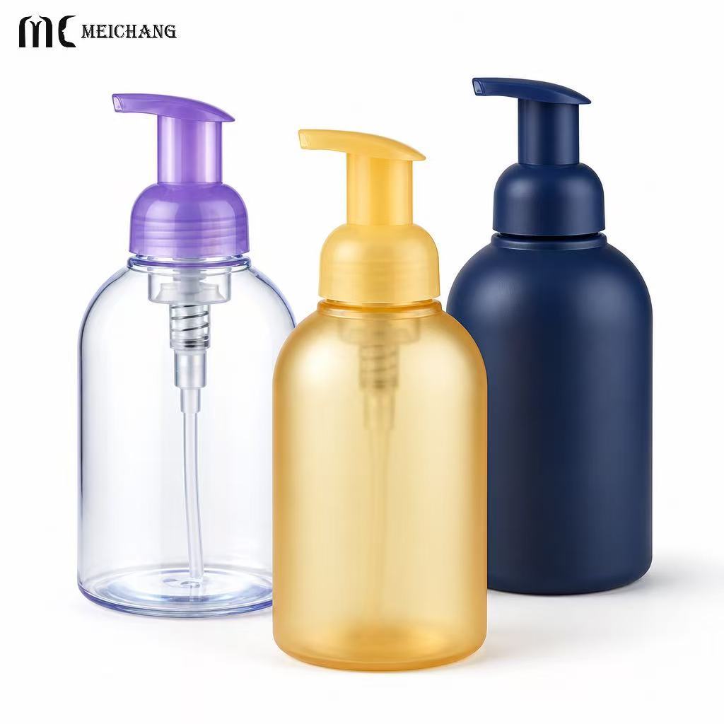 600ml PET Foaming Pump Bottle for Foaming Hand Soap Packaging(MC-1803)