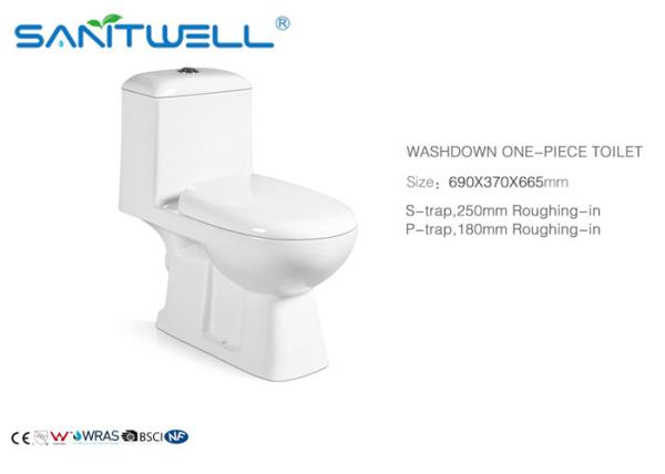 Siphonic Dual Flush Popular Models Ceramic Toilet Size Customized Color SWC2411