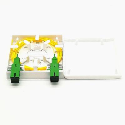 Caixa da terminação 2 da placa dianteira interna mini FTTH da trança