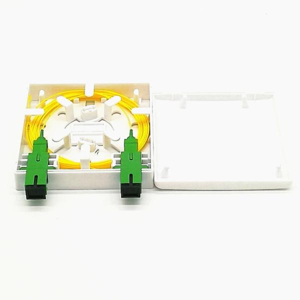 Caixa da terminação 2 da placa dianteira interna mini FTTH da trança
