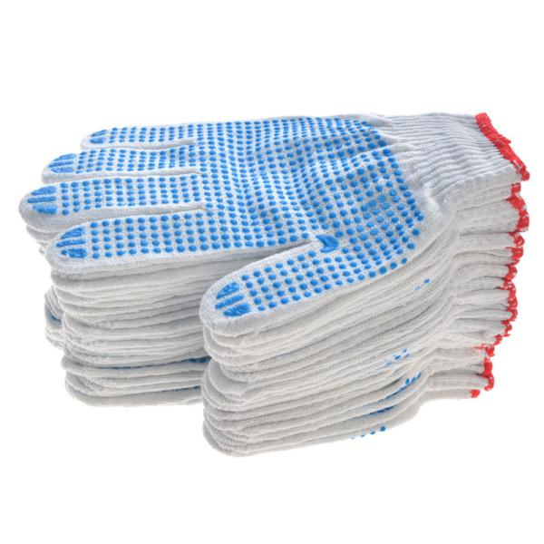 Рабочие перчатки безопасности толщиной 2 мм хлопчатобумажные полиэстерные строительные перчатки