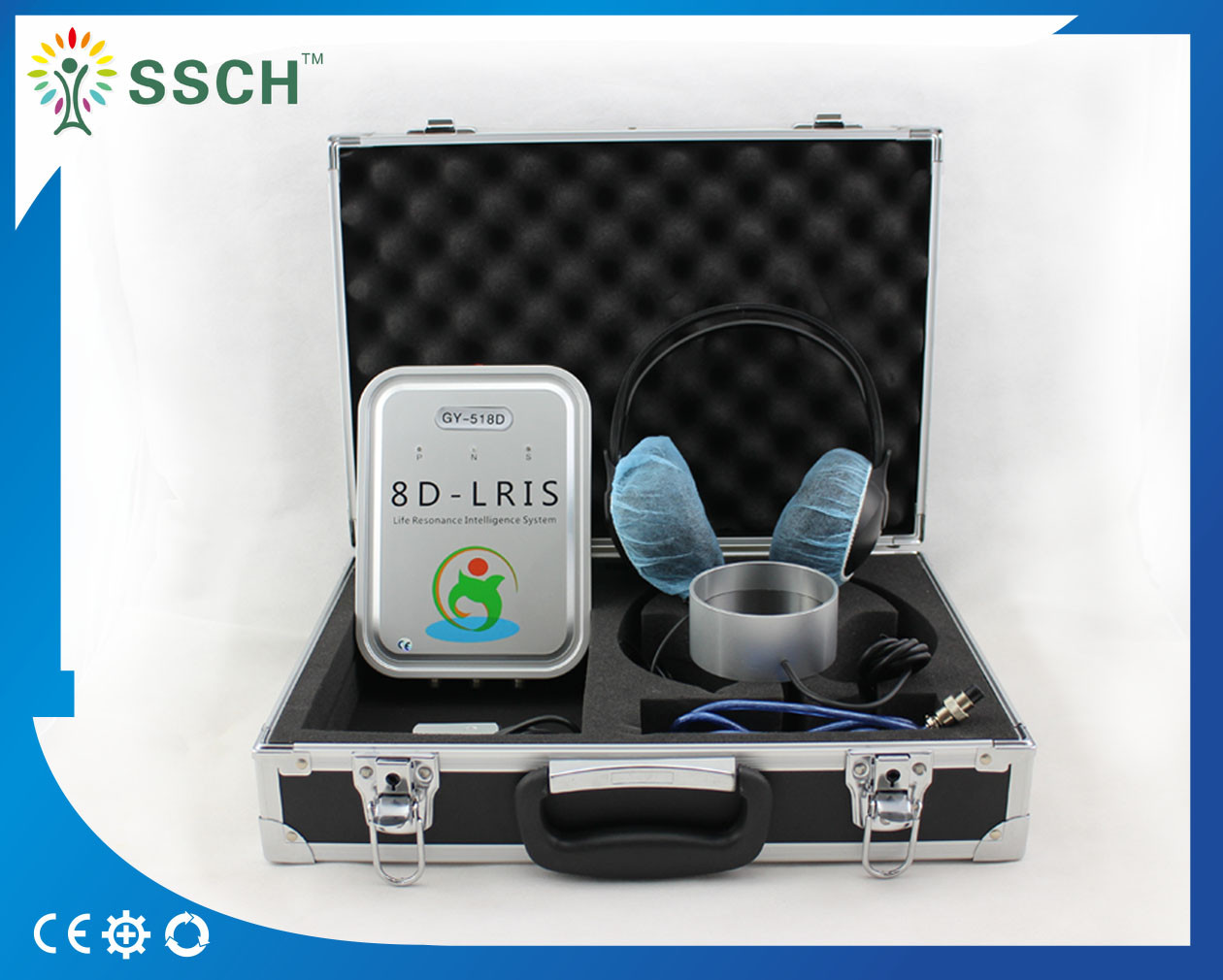 Анализатор здоровья Naturopathic и Bioresonance 8d Nls подвергает английский язык/испанский язык механической обработке высокой точности