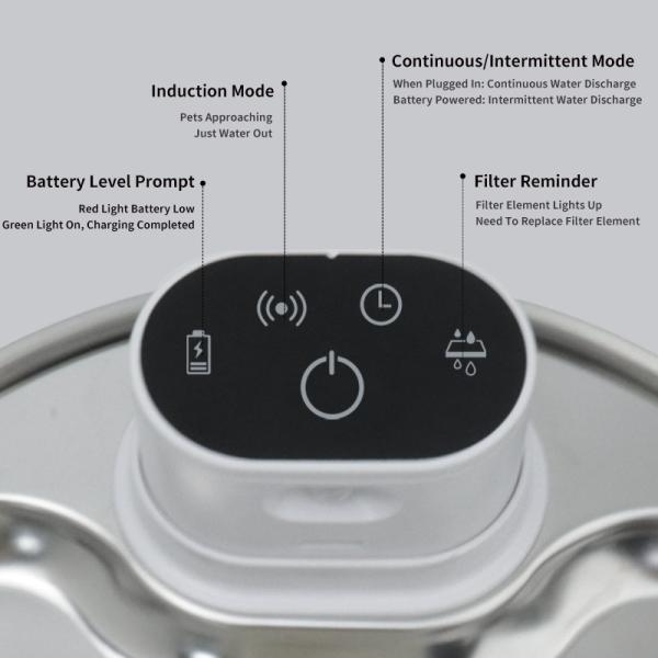 Distributeur d'eau intelligent ultra-silencieux pour animaux de compagnie 5,5L, 880g