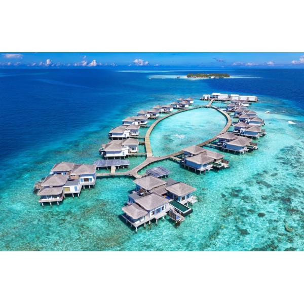 Мебель спальни Мальдивов Meradhoo лотерей выполненная на заказ для виллы воды/виллы пляжа