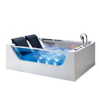 6ft luxo da banheira do canto de 2 pessoas com bolha Jet Whirlpool Waterfall Indoor