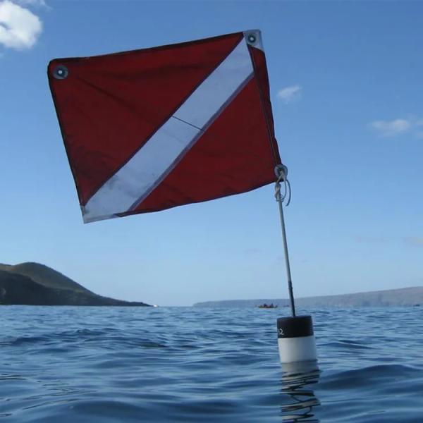Polyester Boat Diving Flag Pantone Color Silk / Digital / Sublimation Printing