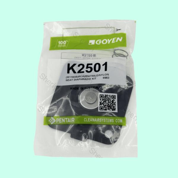 K2500 K2501 1'Kit de reparación de diafragma de caucho nitrílico para válvula de pulso de Goyen CA25T CA25DD