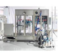 Máquina de enchimento automático de líquido químico 5L Máquina de enchimento de barril de água 4 - 12 bicos 220V 50Hz