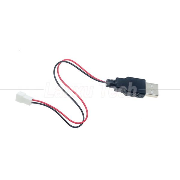 USB Tipo A Hombre a JST XH 2.54 Pitch 2 Pin Cable de conexión femenino