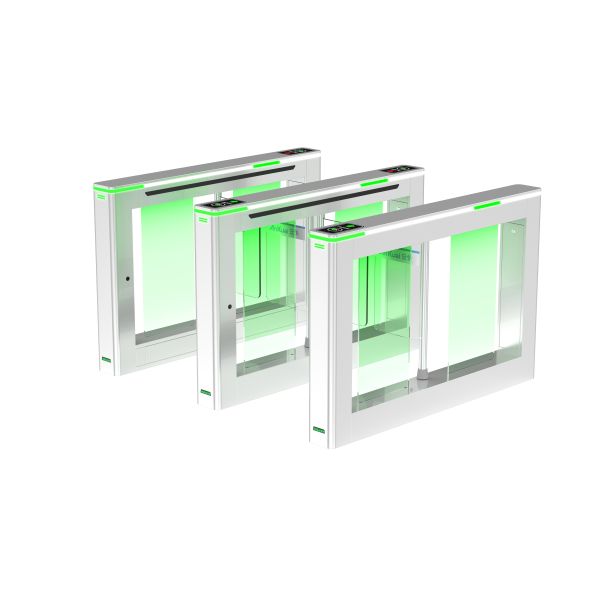 High-Speed Automatic Speed Turnstile Gates With RFID/QR Code Reader - 0.2s Fast Passage For Office/Stadium