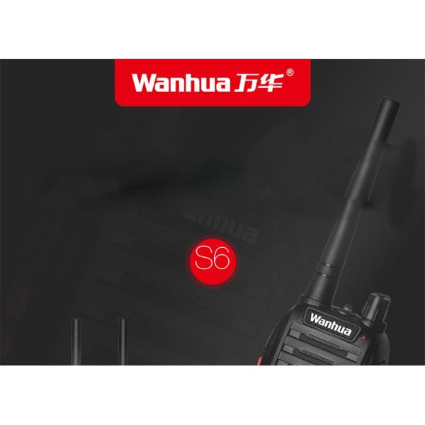 Wanhua S6 Black 4G POC Walkie Talkie with 3.7V Liion Battery and UHF/VHF Dual Band