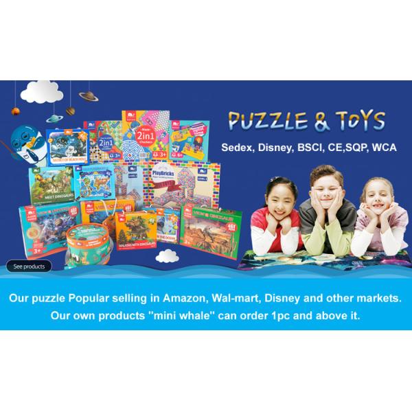 Offset 500 Pieces CCNB Cardboard Printing Puzzle FAMA