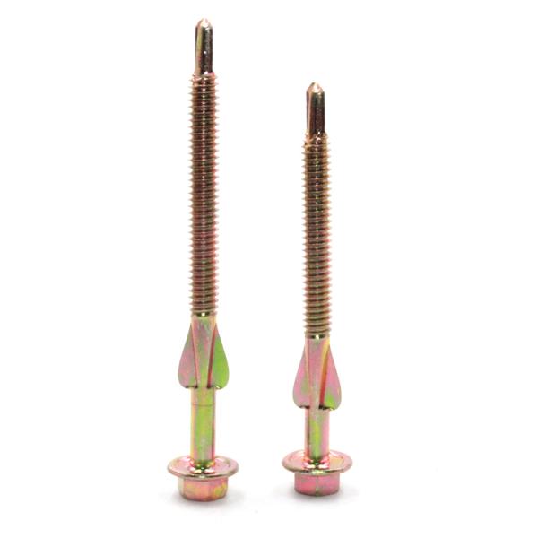 Стальные цинковые филипсы с плоской головой самосверляющие винты с двумя ушами