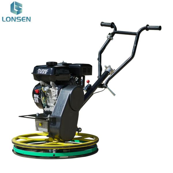 Smooth Finishing Gasoline DMR600P Small Walk Behind Concrete Edge Corner Power Trowel Machine with Short Turning Radius