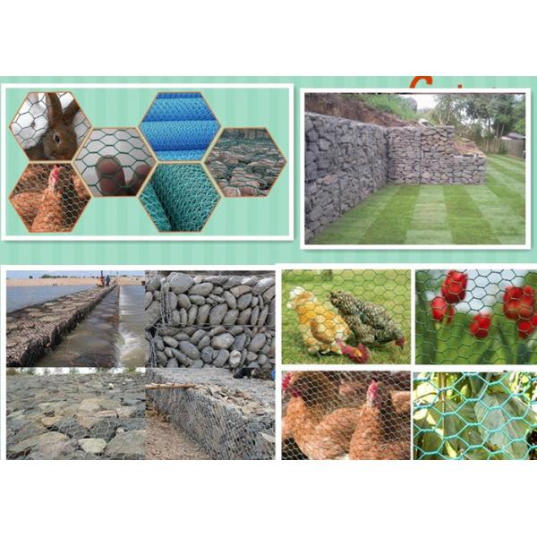 Security Gabion Wire Mesh For Embankment / Dike , Corrosion Resistance