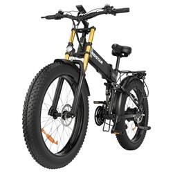 Fashionable 28IN Folding Full Suspension Electric Mountain Bike Custom Color