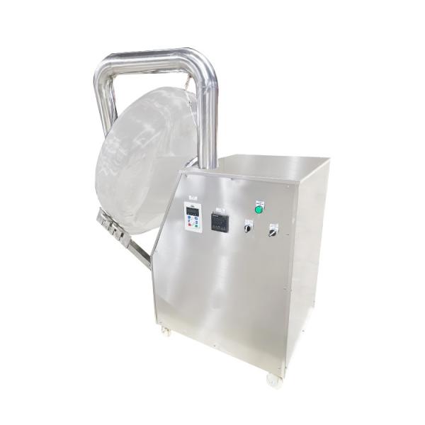 High quality thermal spray coat machine/stainless steel sugar chocolate candy nuts pill automatic coating pan machine