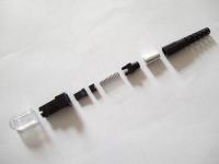 Conector da fibra ótica do preto APC/UPC/PC MT-RJ do ISO ROHS, vasta gama na aplicação