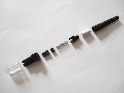 Conector da fibra ótica do preto APC/UPC/PC MT-RJ do ISO ROHS, vasta gama na aplicação