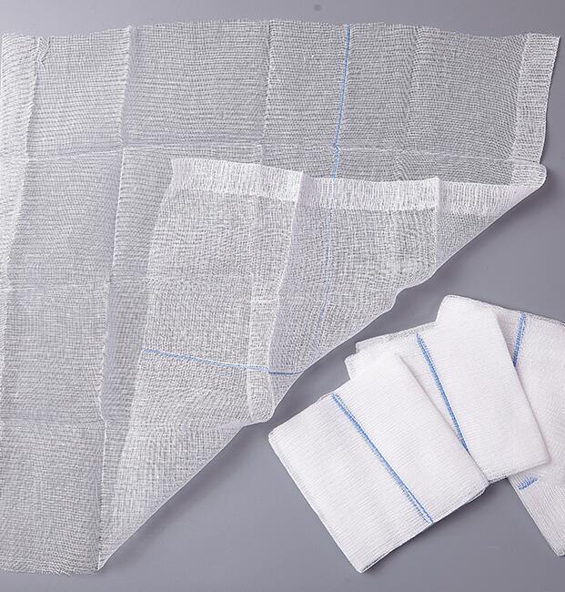 Хирургическая отбеленная губка 12ply марли вещество-поглотителя наслаивает