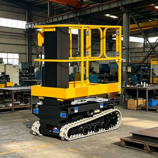 Self Propelled Vertical Electric Mast Boom Lift Platform Cherry Picker Equipment 6M