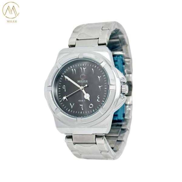 LOGO personalizado de aleación de bisel de cuarzo Reloj de pulsera tipo redondo