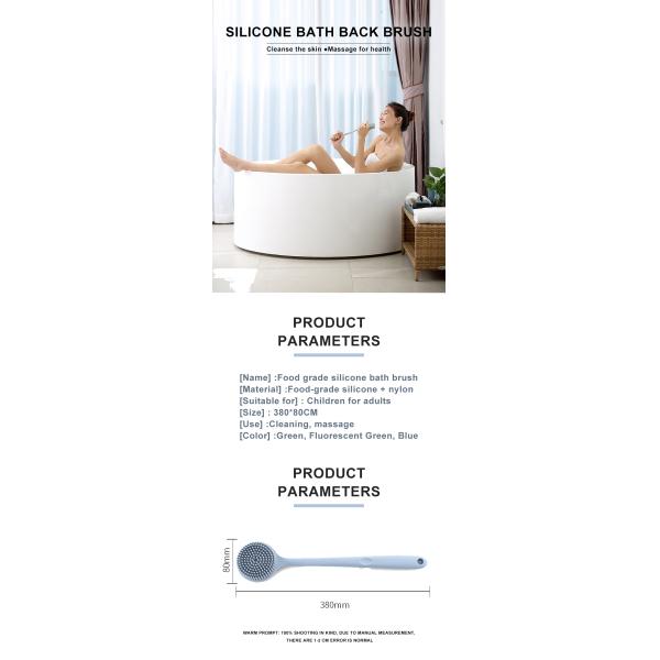 Не сместите красочная мягкая щетка ливня силикона массажа щетинки