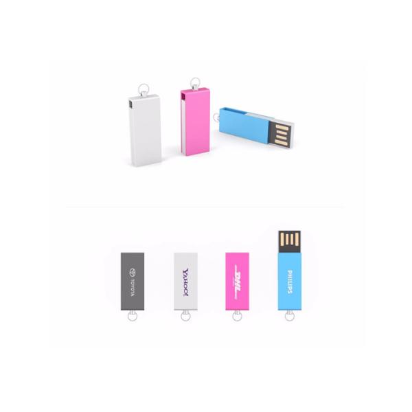 High Read / Write Speed USB Memory Disk , Swivel USB Flash Drive With Keyring