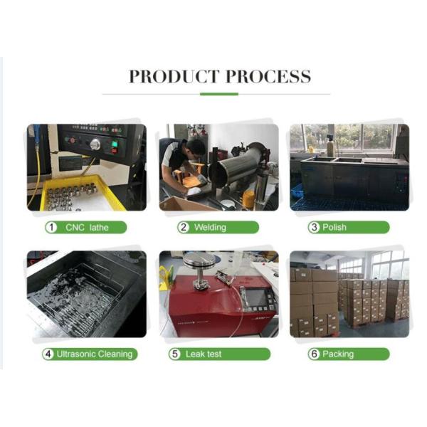 Natural Surface SS316l Half Nipple KF Vacuum Flange Fittings