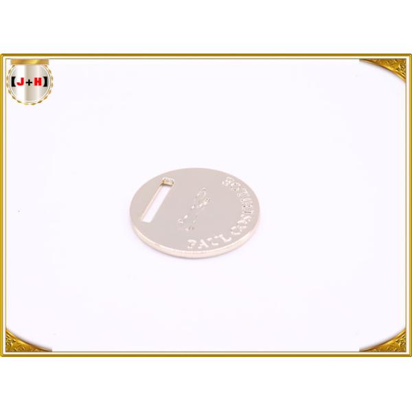 Бирки логотипа металла круга форменные изготовленные на заказ для сумок, изготов