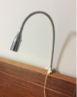 Switch Control LED Reading Light with Type-C and USB Port Modern Flexible Design