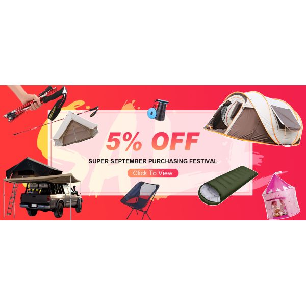 Factory Price 4x4 SUV Shelter Outdoor Camper Tent 270 Degree Car Side Awning with Oxford Fabric Roof Top Car Rooftop 270 Awning