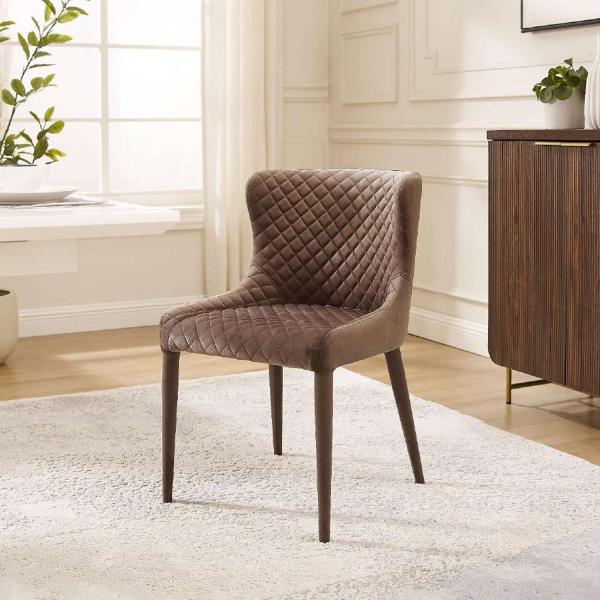 Practical Antiwear Upholstered Kitchen Dining Chairs Breathable For Home