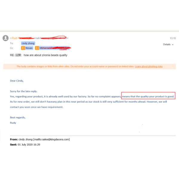 Manufacturer 0.1~50mm Zro2 Zirconia Ceramic Grinding Ball