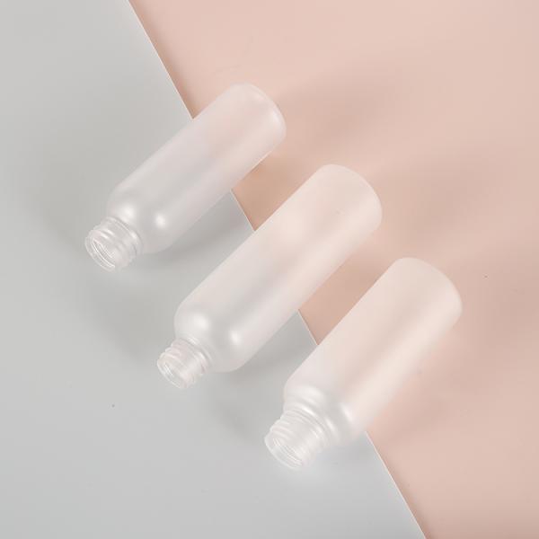 Бутылка насоса прессы янтарного прозрачного круглого ЛЮБИМЦА плеча пластиковая на шампунь 130мл