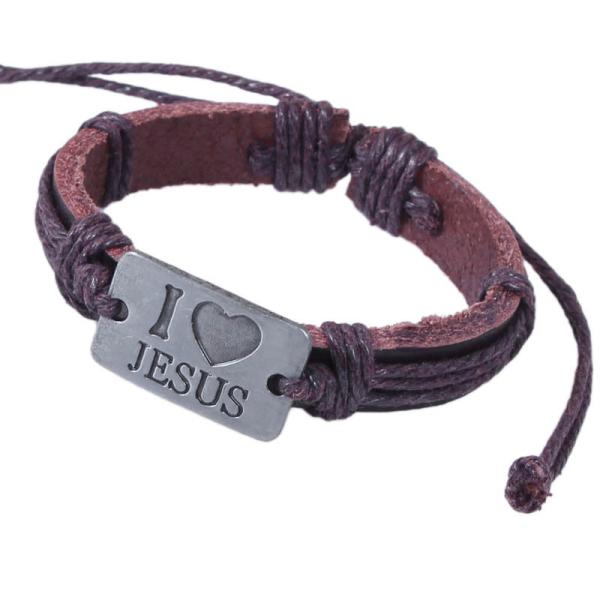 English alphabet bracelet European style unisex leather bracelet wholesale alloy bracelet