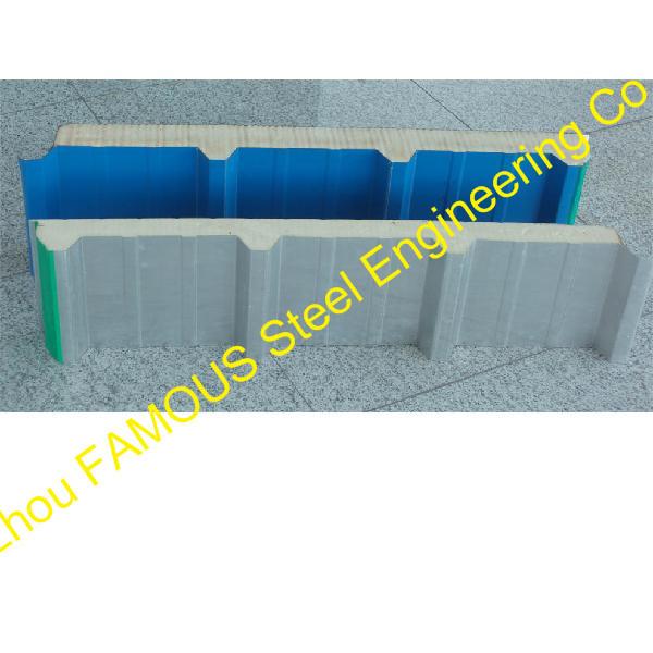Light Weight Construction EPS Sandwich Panels Roofing For Cold Room