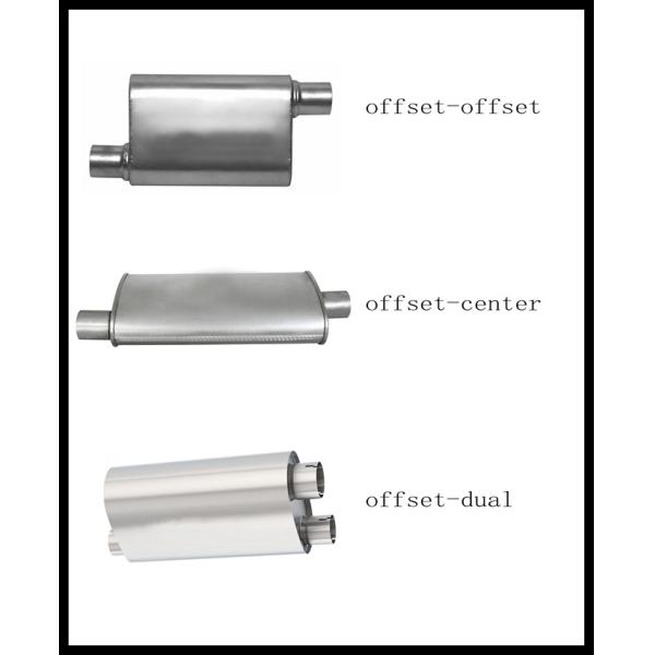 2,25 шумоглушитель вытыхания нержавеющей стали дюйма 304