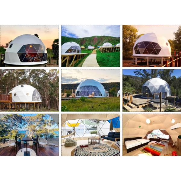 Высокобезопасное пластмассовое надувное прозрачное глампинг коттедж сад пузырь купол кемпинг гостиничный шатер