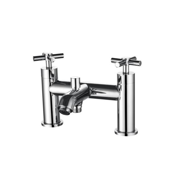 Роскошная хромная отделка ванны душный микшер крана температура контролируется